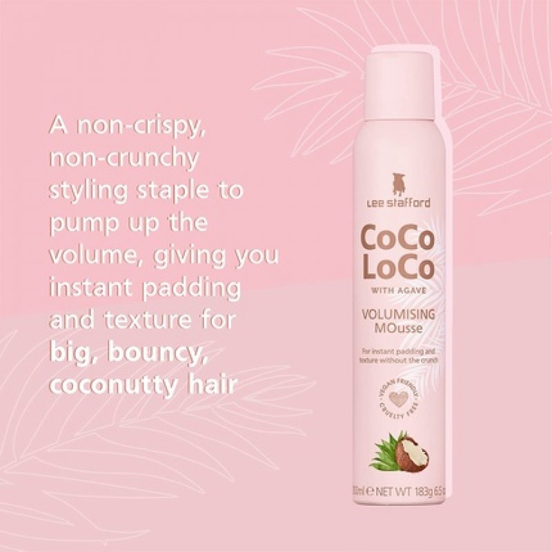 Lee Stafford Coco Loco & Agave Coconut Mousse 200ml