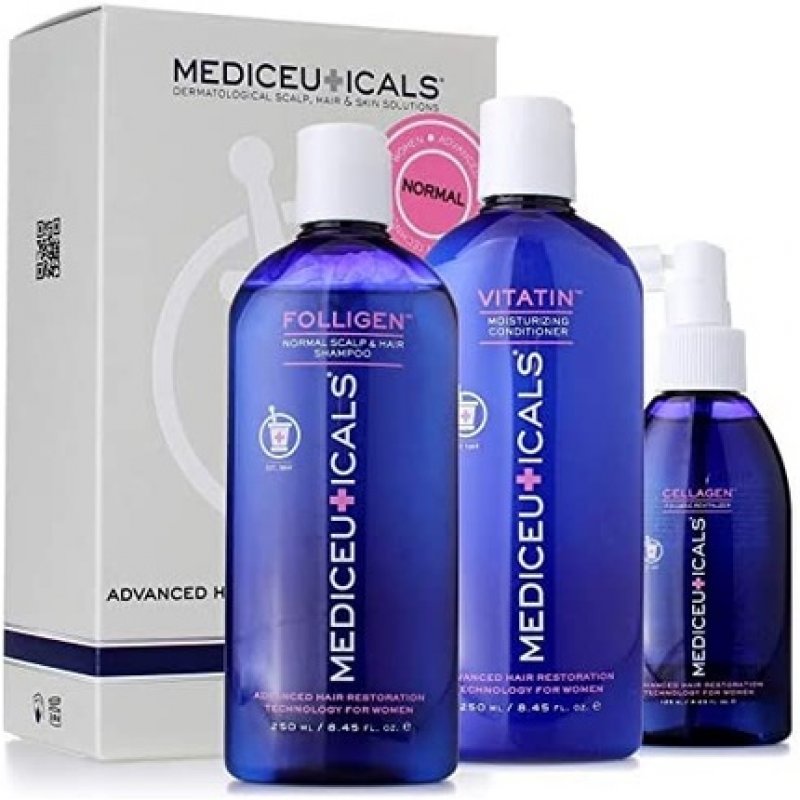 Mediceuticals Advanced Hair Restoration Kit for Women with Fine, Thinning Hair