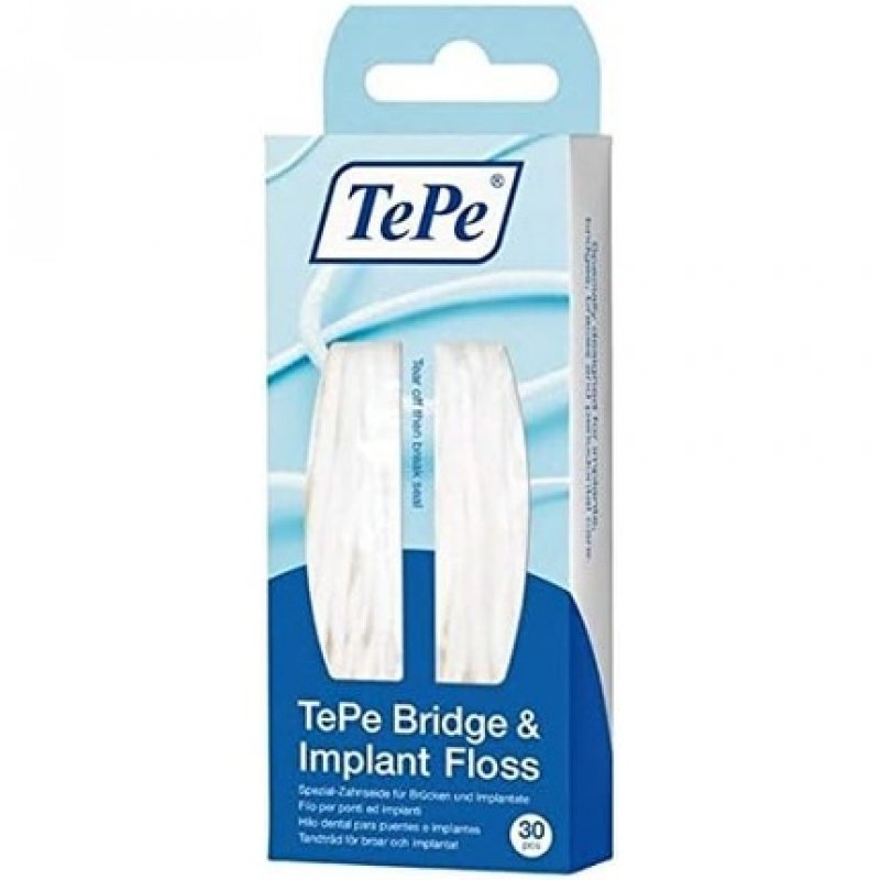 TePe Bridge & Implant Floss 30 Pieces