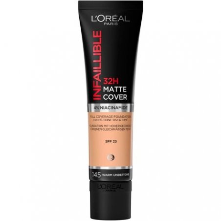 infaillible 24H matte cover foundation 145-rose beige 30ml
