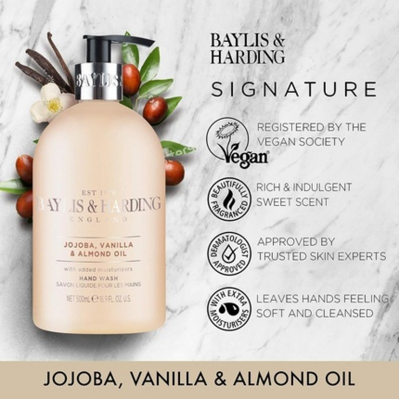 Baylis & Harding Jojoba Vanilla Almond Oil Hand Wash 500ml