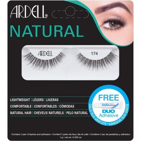 Ardell Natural 174 Lashes with DUO Black Adhesive