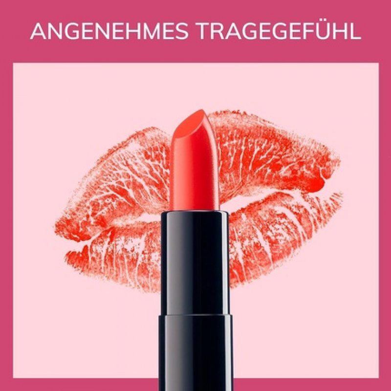 Manhattan All In One Shimmering Lipstick for Long Lasting Shine and Intense Color 4.5g 470 Oh So Orange