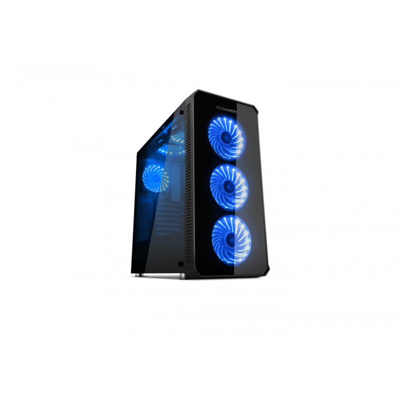 CAJA NOX HUMMER TGX ATX 2XUSB3.0 2XUSB2.0 NEGRO RGB