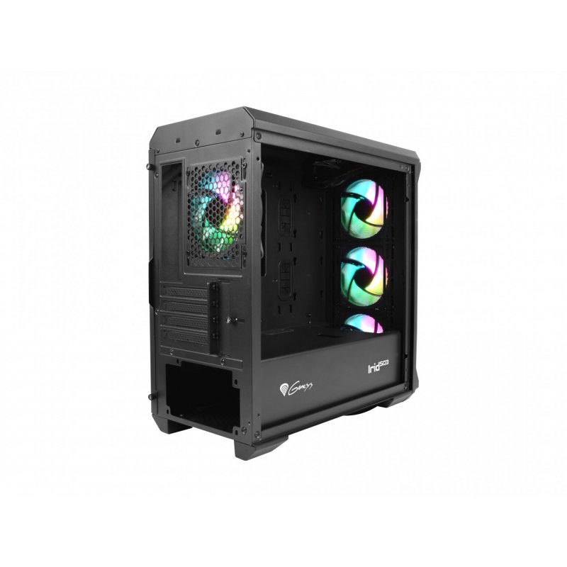 GENESIS Irid 503 ARGB Micro Tower Noir, Transparent