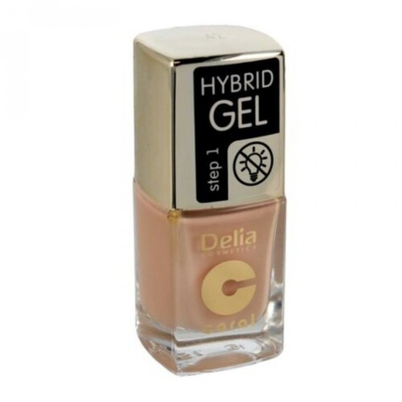 Delia Cosmetics Coral Hybrid Gel Nail Polish No. 42 Nude 11ml