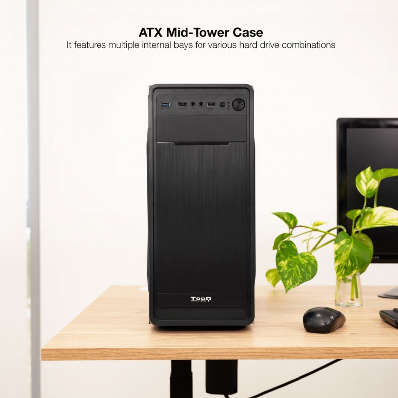 CAJA SEMITORRE ATX TQC-5701U3C-B USB3.0