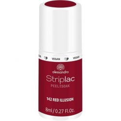 alessandro Striplac Peel or Soak Vegan LED Nail Polish in Rich Red 8ml