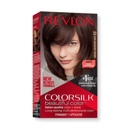 Revlon ColorSilk Beautiful Color 32 Dark Mahogany Brown