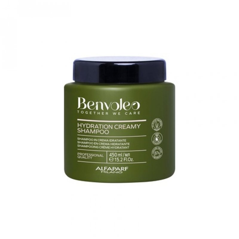 Alfaparf Milano Benvoleo Hydration Creamy Shampoo for Dry Hair 15.2 Fl. Oz.