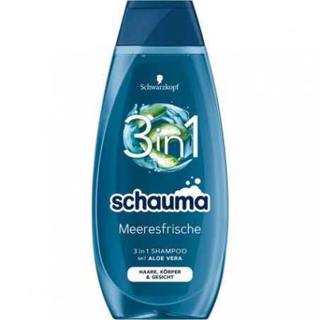 Schauma 3 in 1 Sea Fresh Shampoo with Aloe Vera