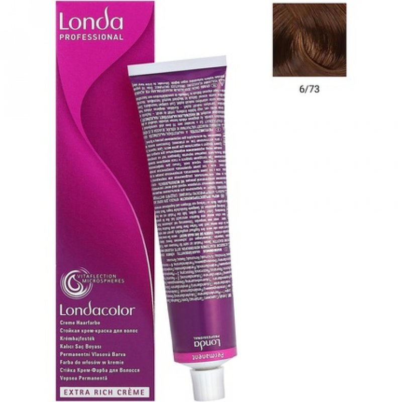 Londa Professional Extra Rich Cream Permanent Hair Color with Vitaflection Microspheres 6/73 0.15kg