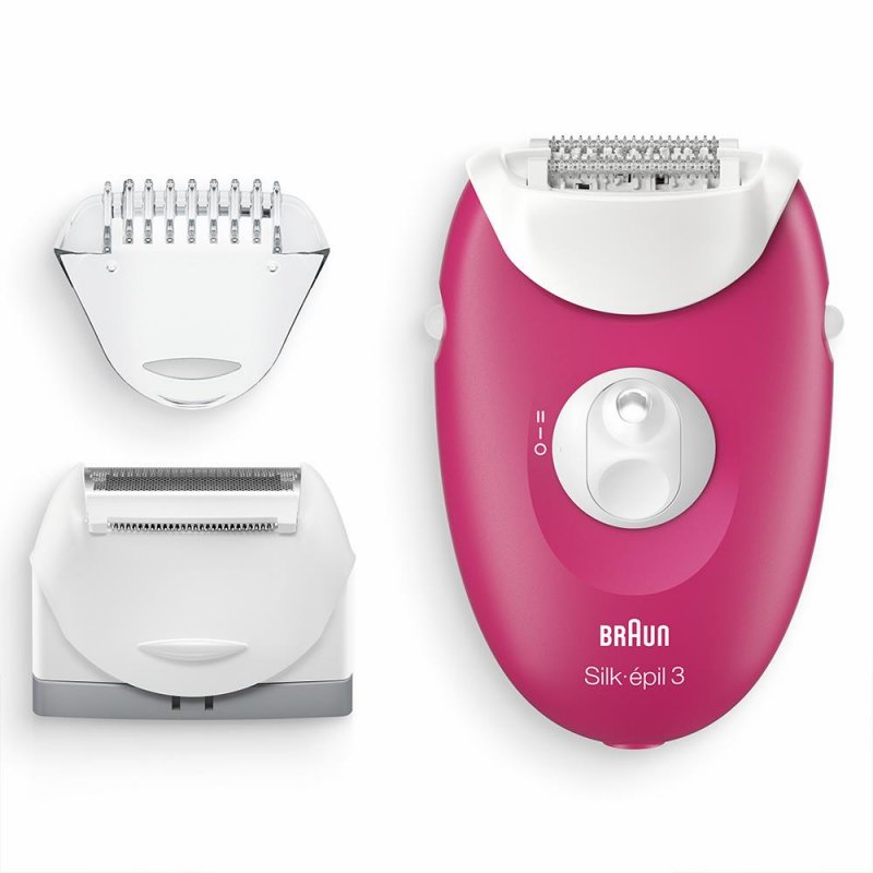Braun Silk-épil 3 3276 20 pince(s) Rose, Blanc