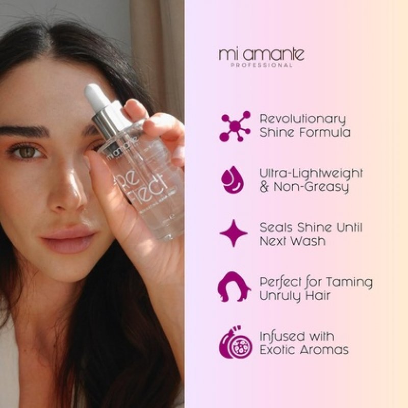 ReFlect Hair Oil Argan Hair Tips Oil Radiant Shine Hair Oil for Dry Hair Lightweight Formula Mi Amante