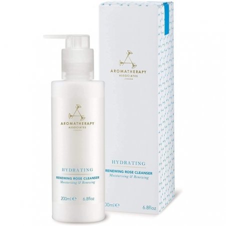 Aromatherapy Associates Hydrating Renewing Rose Cleanser with Damask Rose, Geranium & Jojoba Oil 200ml