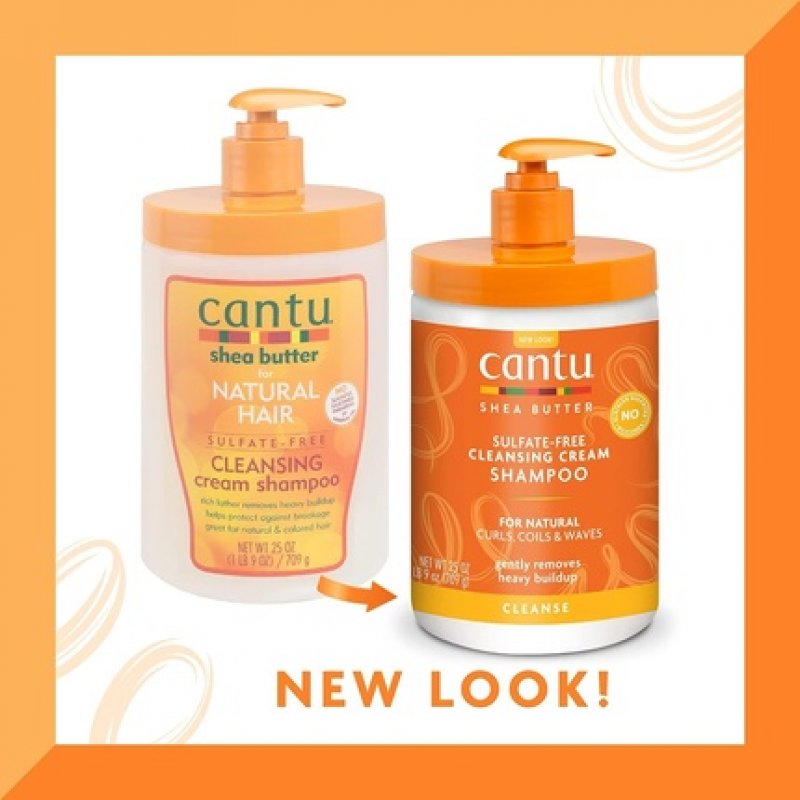Cantu Cleansing Cream Shampoo 709g Salon Size Unscented