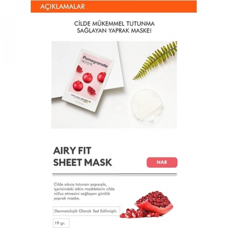 Airy Fit Sheet Mask