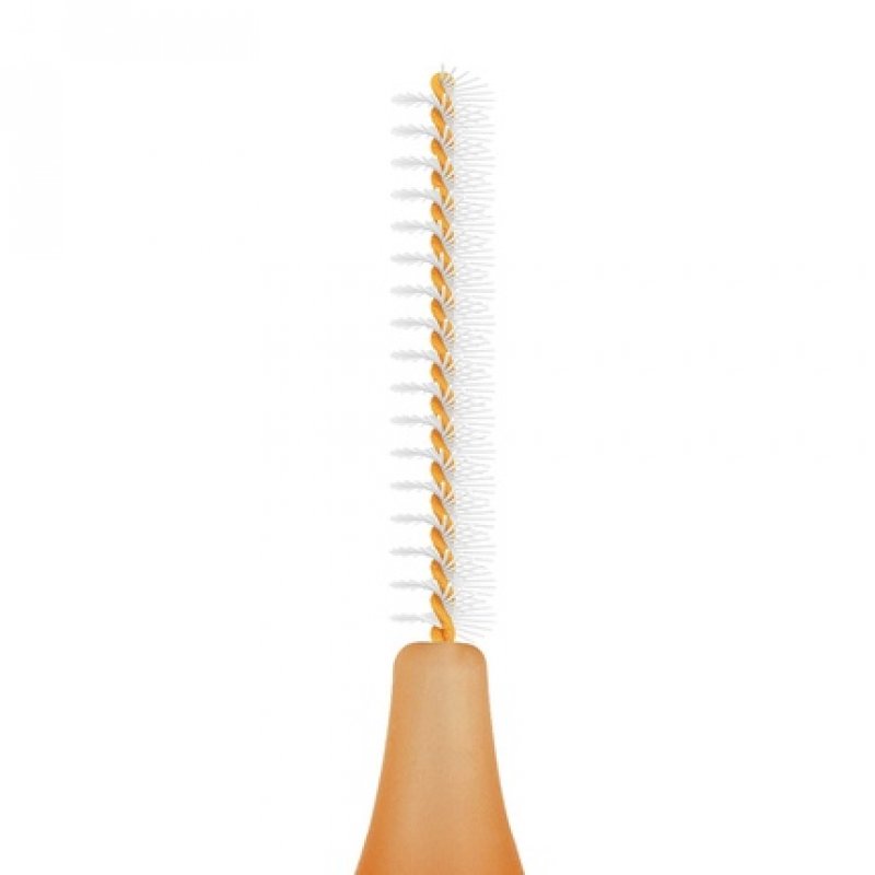 TePe Orange Interdental Brush ISO Size 1 (0.45mm) for Easy and Thorough Cleaning of Interdental Spaces 8 Interdental