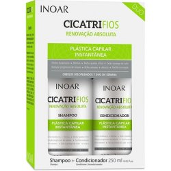 Inoar Cicatrifios Shampoo and Conditioner Kit 250ml