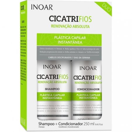 Inoar Cicatrifios Shampoo and Conditioner Kit 250ml