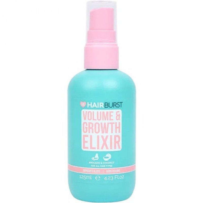 Hairburst Travel Size Volume and Hair Growth Elixir Spray - Holiday Cosmetics with Heat Protection - Healthy Hair