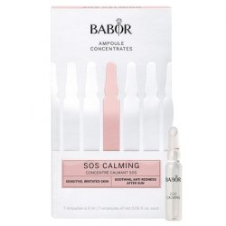 BABOR SOS Calming Ampoule Serum Concentrates Soothing Serum for Irritated Skin 7 Day Treatment