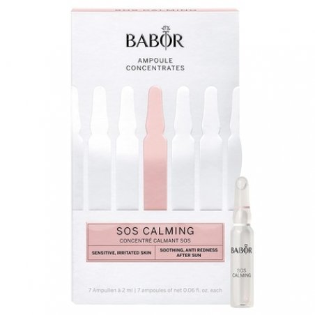 BABOR SOS Calming Ampoule Serum Concentrates Soothing Serum for Irritated Skin 7 Day Treatment