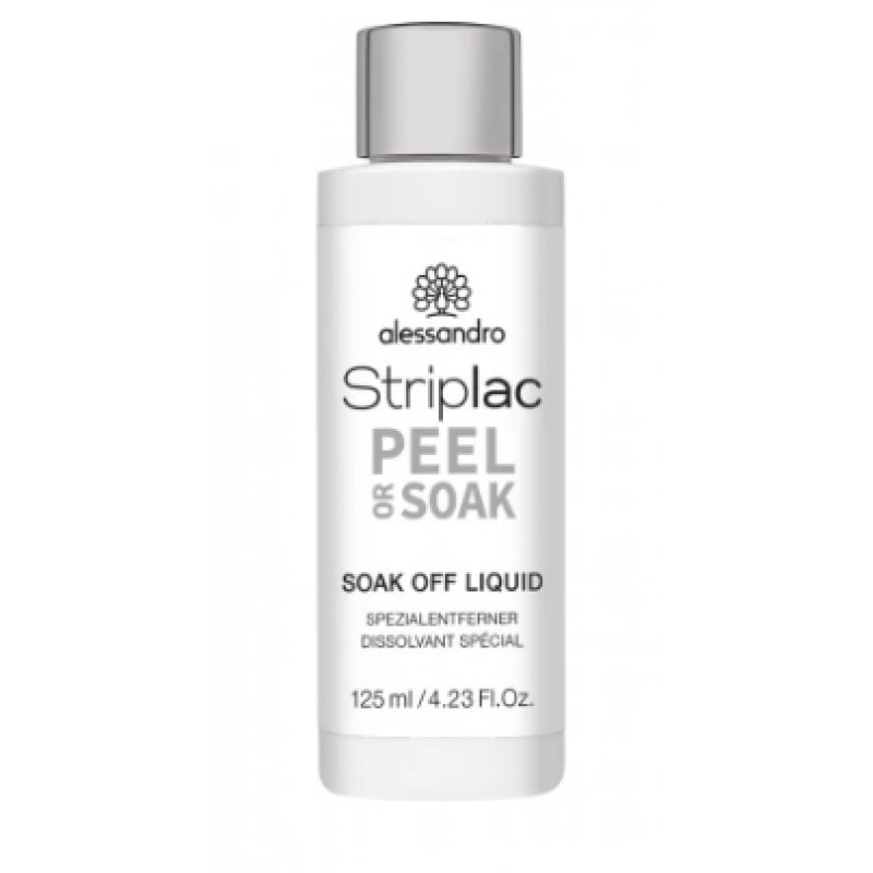 alessandro Soak-Off Liquid Dissolvant liquide de vernis à ongles 125 ml