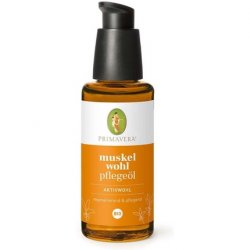 PRIMAVERA Aktivwohl Muskelwohl Pflegeöl Bio 50ml - Skin Care After Physical Activity - Aromatherapy - Soothing,