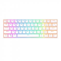 Mechanical keyboard Royal Kludge RK61 RGB, red switch (white)