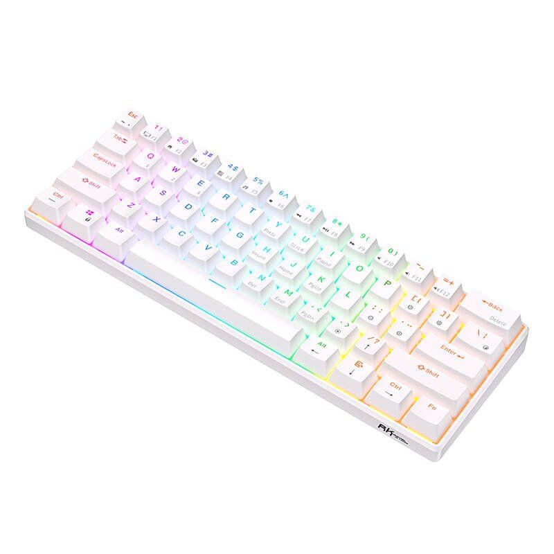 STOCK1 - Mechanical keyboard Royal Kludge RK61 RGB, red switch (white)