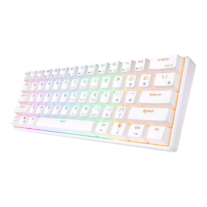 STOCK1 - Mechanical keyboard Royal Kludge RK61 RGB, red switch (white)