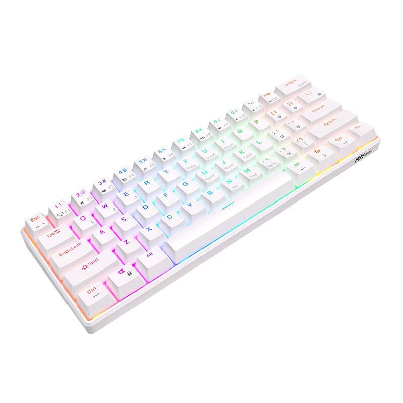 STOCK1 - Mechanical keyboard Royal Kludge RK61 RGB, red switch (white)