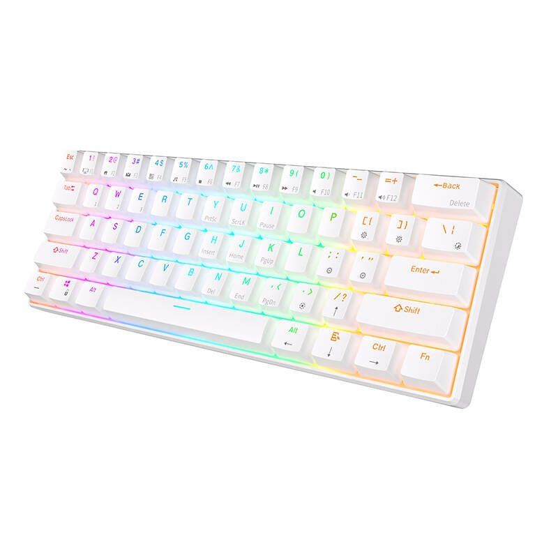 STOCK1 - Mechanical keyboard Royal Kludge RK61 RGB, red switch (white)