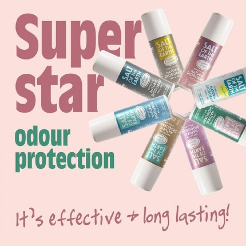 Salt of the Earth Natural Deodorant Roll On Melon & Cucumber 75ml