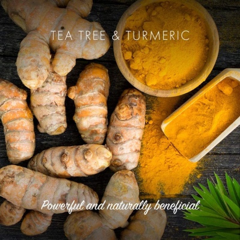 Friendly Soap Handmade Natural Tea Tree & Turmeric Antibacterial Soap 95g