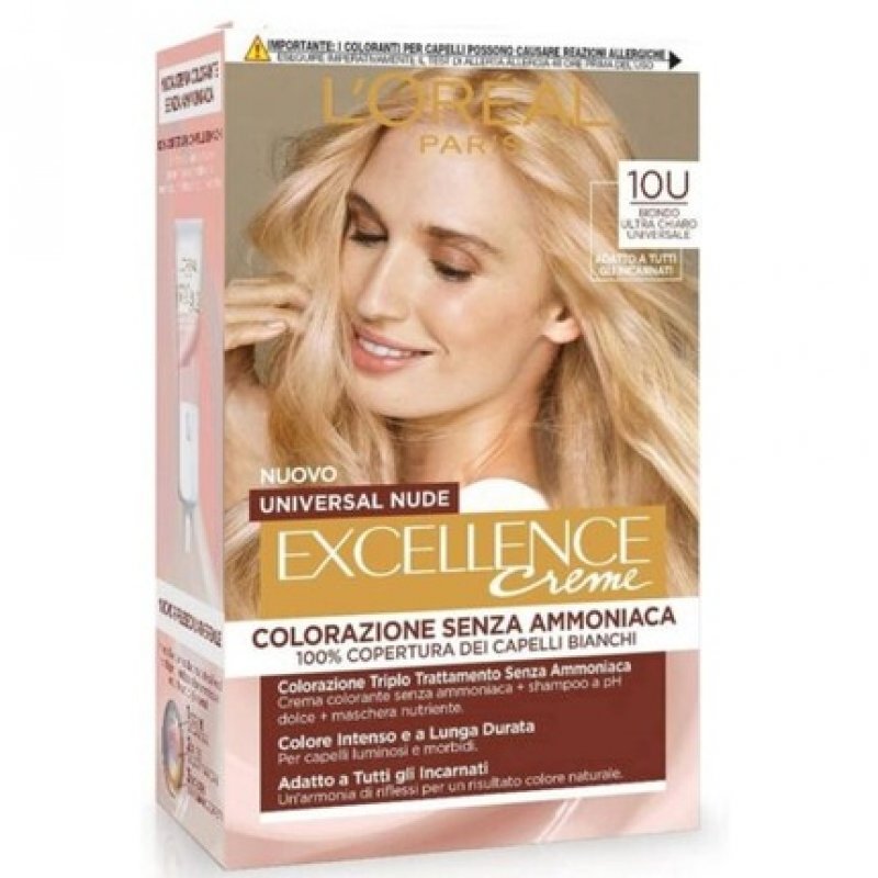 L'Oreal Paris Excellence Universal Nude Hair Dye N. 10U Ultra Light Blonde