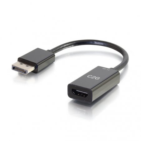 20cm DP to HDMI 4K Passive Black