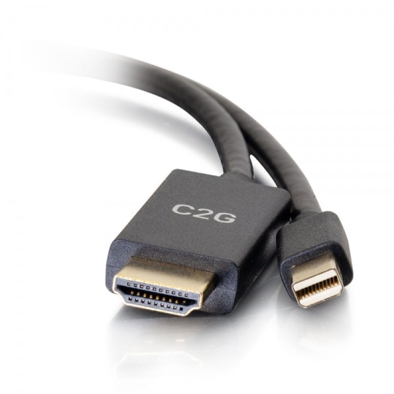 C2G 3 m - Câble adaptateur passif Mini DisplayPort[TM] mâle vers HDMI[R] mâle - 4K 30 Hz