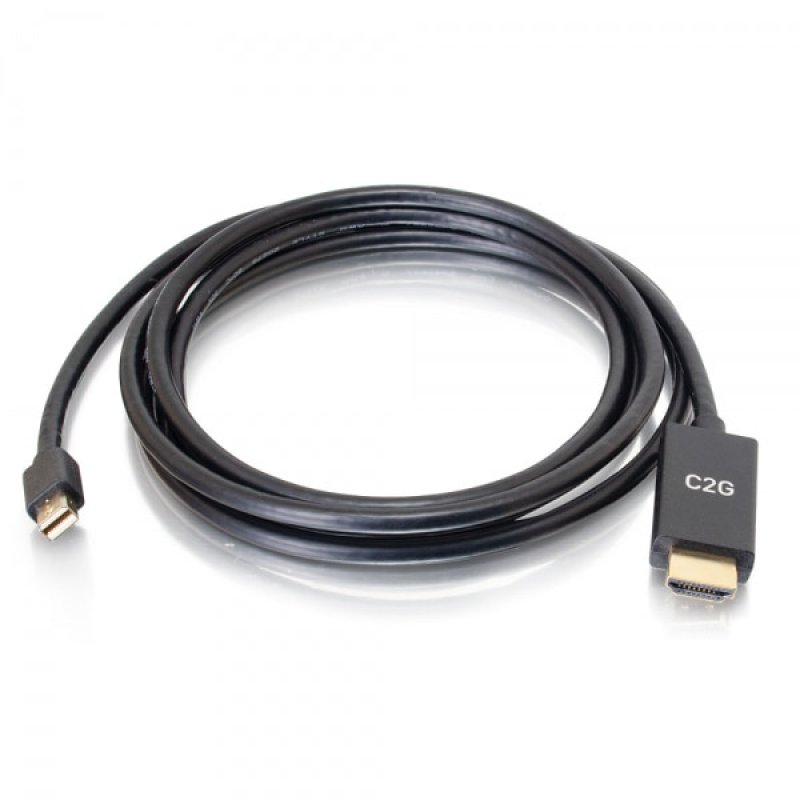 C2G 10ft Mini DisplayPort[TM] Male to HDMI[R] Male Passive Adapter Cable - 4K 30Hz
