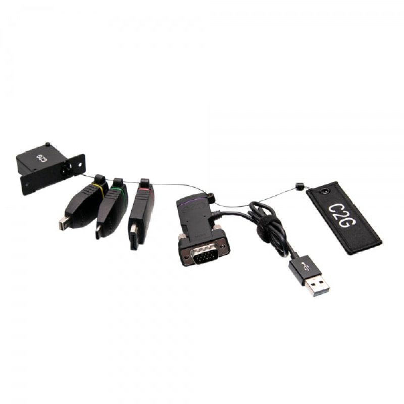 C2G VGA to HDMI Adapter Converter for Universal HDMI Adapter Ring