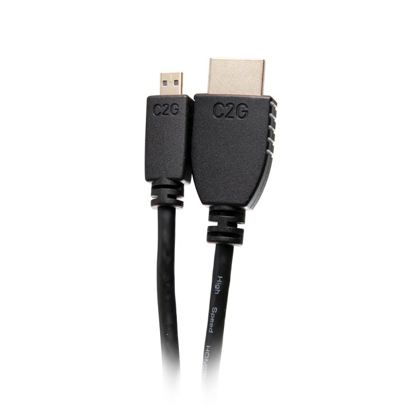 C2G Câble HDMI haut débit vers micro HDMI avec Ethernet, 1,8 m - 4K 60 Hz
