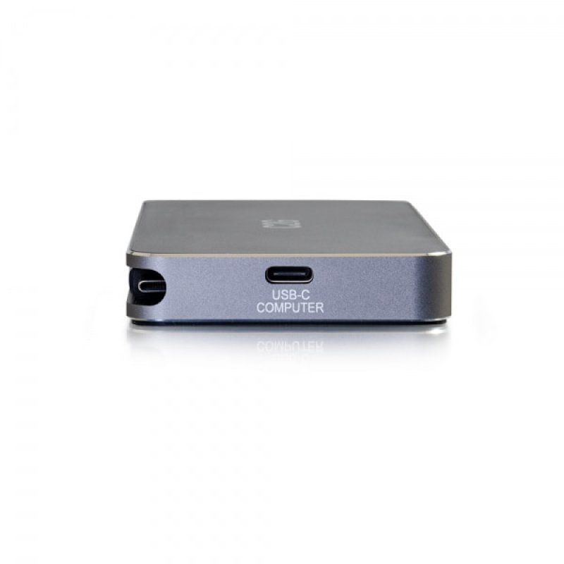 C2G Station d’accueil MST USB-C[R] pour deux écrans avec HDMI[R], DisplayPort[TM], VGA et alimentation jusqu’à 65