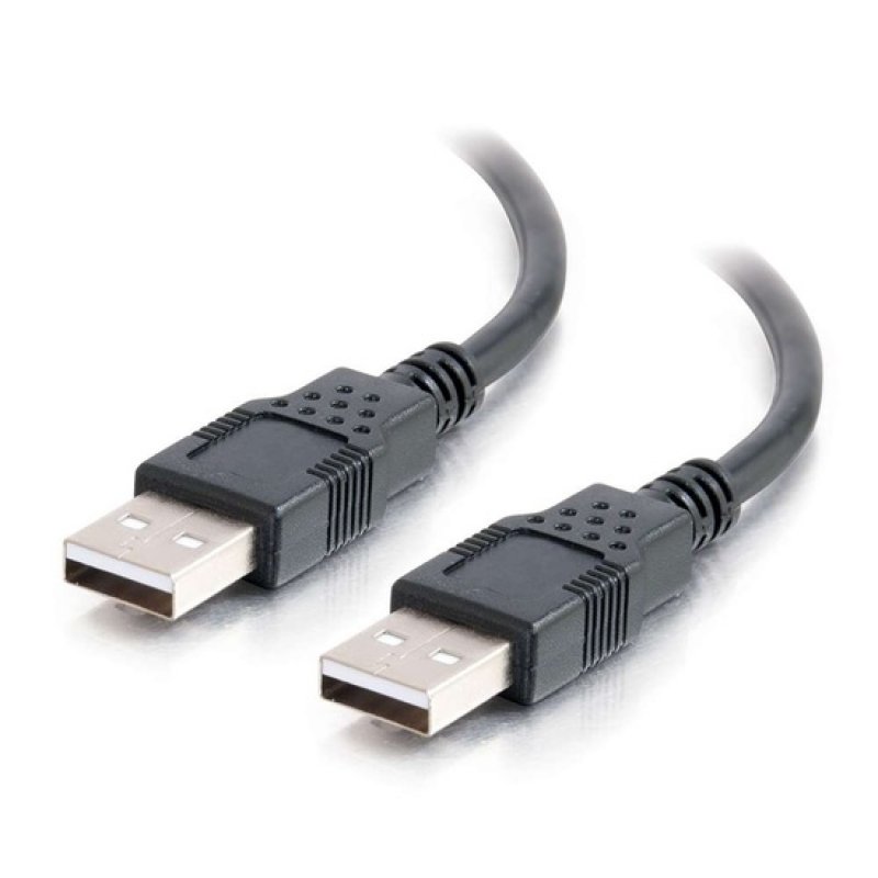 1m USB 2.0 A MALE/A MALE CBL BLK
