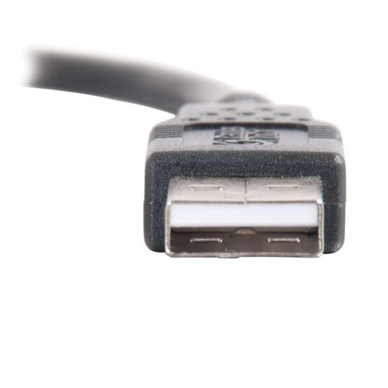 1m USB 2.0 A MALE/A MALE CBL BLK