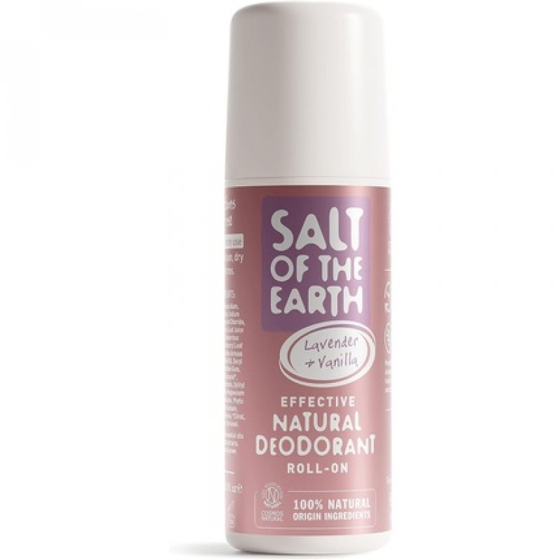 Salt of the Earth Natural Deodorant Roll On Lavender & Vanilla 75ml