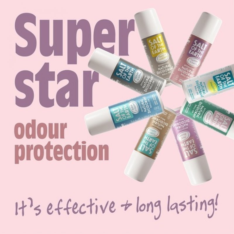 Salt of the Earth Natural Deodorant Roll On Lavender & Vanilla 75ml