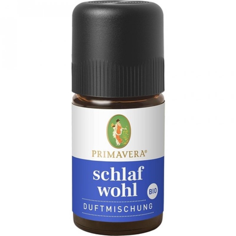 PRIMAVERA Schlafwohl Organic Fragrance Blend 5ml - Bath Additive with Lavender, Vanilla, and Neroli - Aromatherapy,