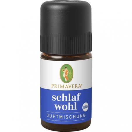 PRIMAVERA Schlafwohl Organic Fragrance Blend 5ml - Bath Additive with Lavender, Vanilla, and Neroli - Aromatherapy,