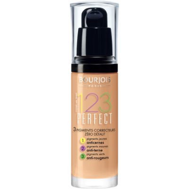 Bourjois Paris 123 Perfect Foundation 30ml 55 Dark Beige